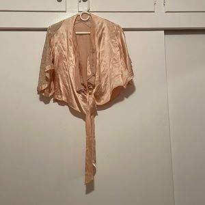 Vintage 1940s bed jacket size small